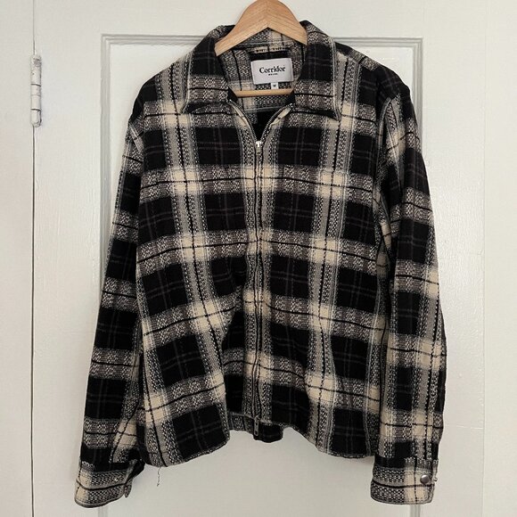 Corridor Other - Corridor Zip-Up Flannel Longsleeve  "Shacket"